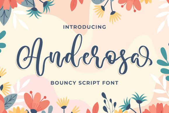 Anderosa Font: A Handwritten Script for Elegant Branding