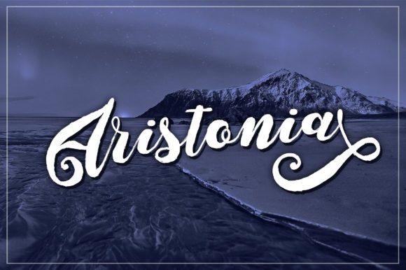 Aristonia: A Handwritten Font for Timeless Craft Projects