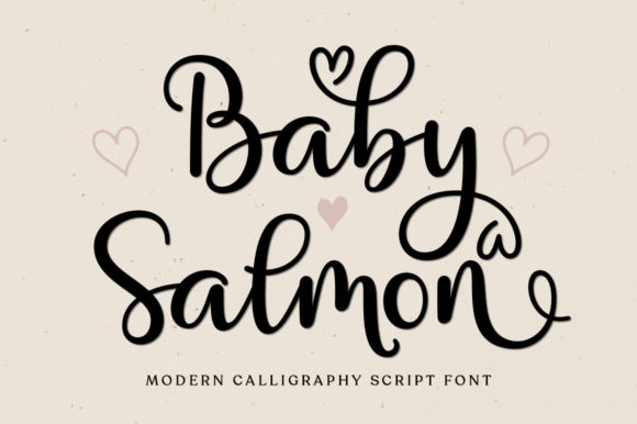 Baby Salmon Script: A Luxurious Font for Campaign Creativity