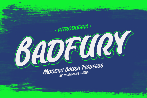 Badfury: A Handwritten Font for Elegant Editorial Design