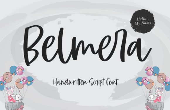 Belmera: A Handwritten Font for Digital Branding