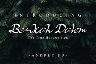 Berkah Dalem Font for Handmade and Digital Design Projects