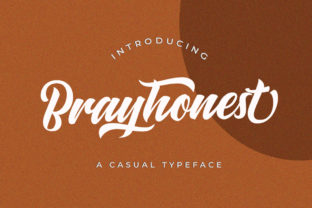 Brayhonest Font: A Bold Script for Campaign Standouts