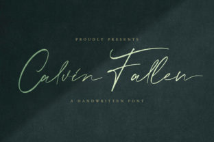 Calvin Fallen Font: A Handwritten Typeface for Authentic Branding