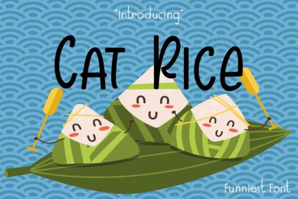 Cat Rice Font for Memorable Brand and Campaign Design