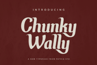 Chunky Wally: A Vintage Handwritten Font for Web Designers