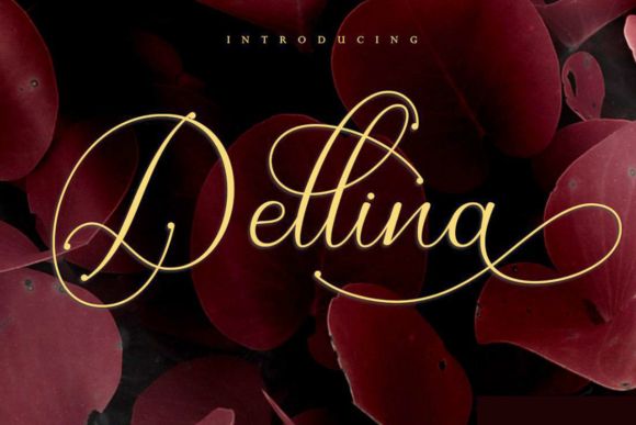 Dellina Script: A Luxurious Handwritten Font for Elegant Projects