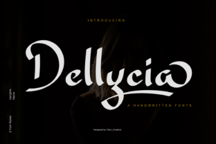 Dellycia: A Playful Script Font for Editorial Design