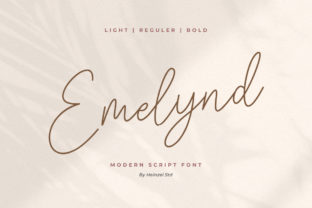 Emelynd: A Handwritten Font for Timeless Branding Projects