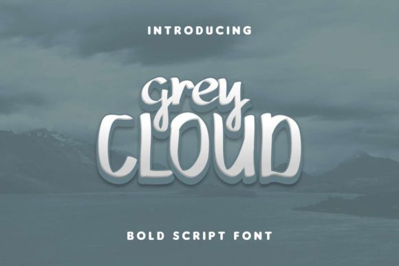 Grey Cloud Font for a Polished Brand Identity