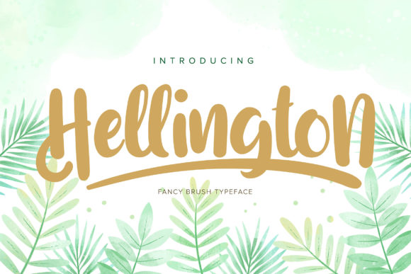 Hellington Font: A Handwritten Typeface for Digital Branding