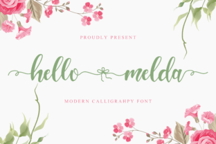 Hello Melda: A Romantic Script Font for Editorial Design