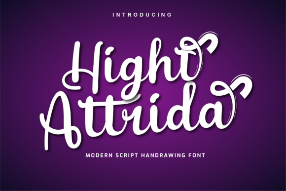 Hight Attrida: A Charming Script Font for Digital Branding