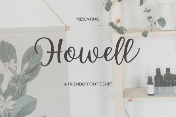 Howell Script Font: A Handwritten Typeface for Digital Elegance