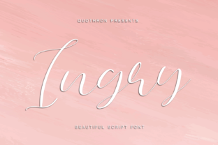 Ingry: A Handwritten Font That Elevates Editorial Design