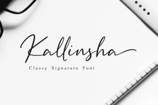 Kallinsha Handwritten Font for Elegant Branding and Creative Projects