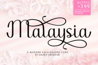 Malaysia Font for Handmade and Design Projects