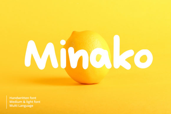 Minako Font: A Sweet and Friendly Script for Campaign Design