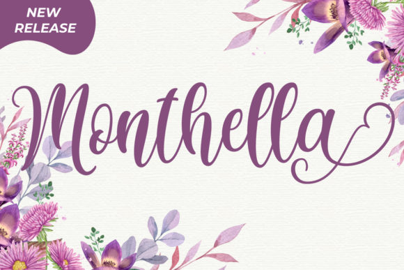 Monthella Font: Elevate Your Brand with Timeless Handwritten Typography