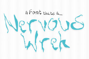 Nervous Wrek Font: A Script Handwritten Typeface for Bold Branding