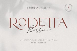 Rodetta Rossie Font for Elegant Campaign Typography
