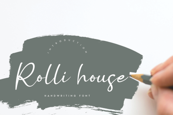 Rolli House Font for Creative Design Projects