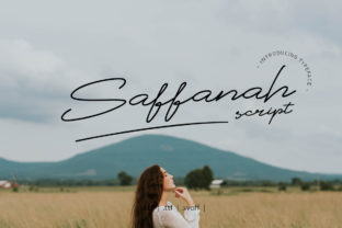 Saffanah Font: A Handwritten Typeface for Creative Projects