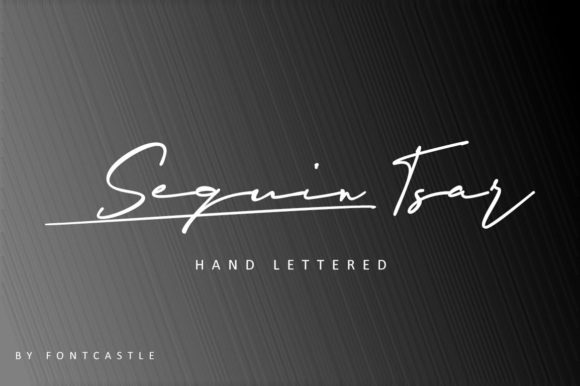 Sequin Tsar Font for Beautiful Handmade Designs