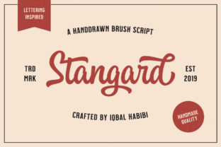 Stangard: A Charming Handwritten Font for Craft Creations