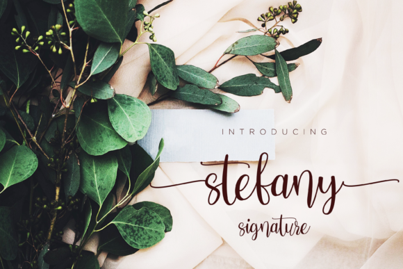Stefany Font: A Handwritten Script for Creative Branding