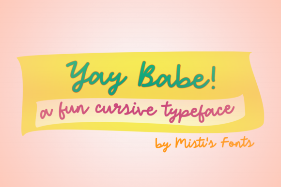 Yay Babe Font Adds a Playful Touch to Editorial Design