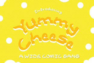 Yummy Cheese Font: A Playful Typeface for Creative Projects